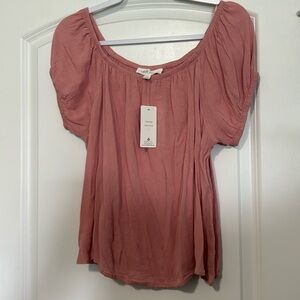 Pink Rose top, size large